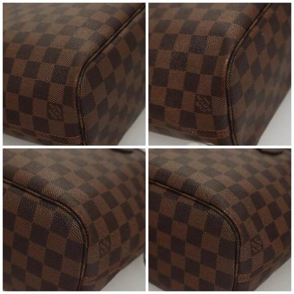 LOUIS VUITTON Damier Ebene Neverfull PM Tote Bag N51109 LV Auth 133366 - Picture 14 of 16